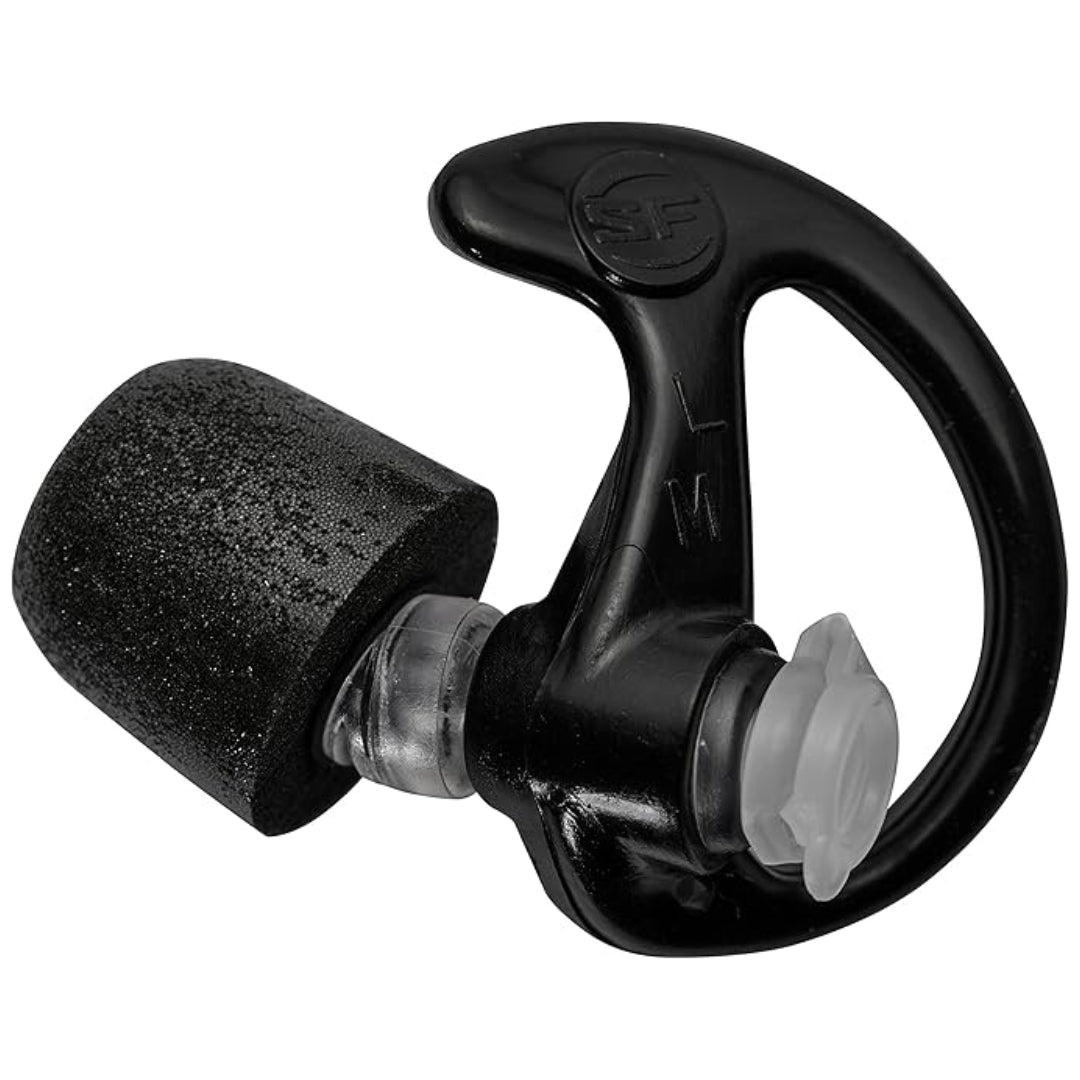 SureFire EP7 Sonic Defenders Ultra – 28dB Noise Reduction Earplugs | Foam-Tipped Hearing Protection, Clear, Medium