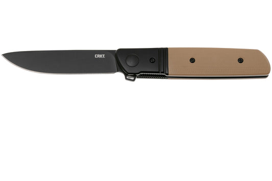 CRKT Bamboozled Black and Tan Everyday Carry Pocket Clip - 5720B