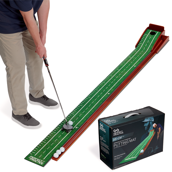Perfect Practice Compact Golf Putting Mat Ball Return indoor putting green | Beauty Riche