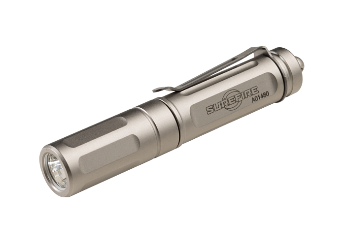 SureFire TITANB Titan Plus Nickel Plated Keychain LED Light 300 lumens | Beauty Riche