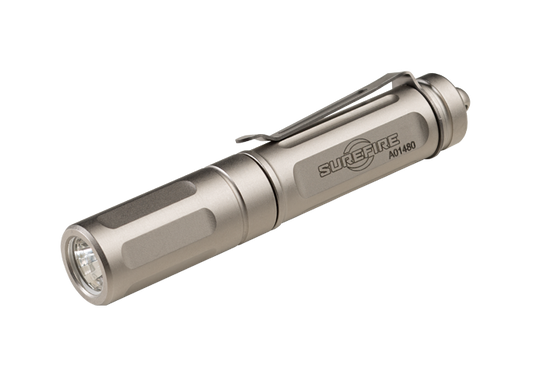 SureFire TITANB Titan Plus Nickel Plated Keychain LED Light 300 lumens | Beauty Riche