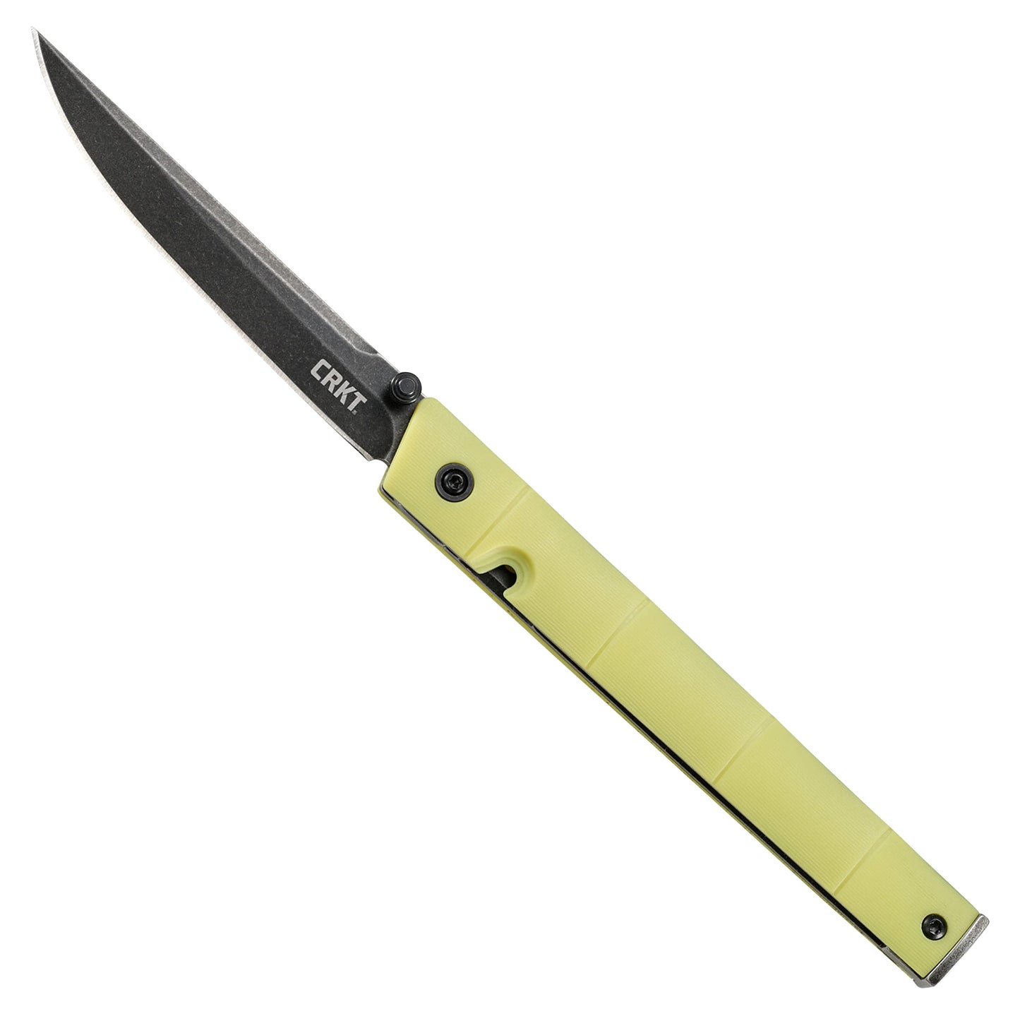 CRKT CEO Bamboo EDC Folding Pocket Knife – 7096YGK | Slim & Lightweight