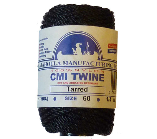 Catahoula Tarred Braided Nylon Twine Size 60 heavy commercial marine | Beauty Riche