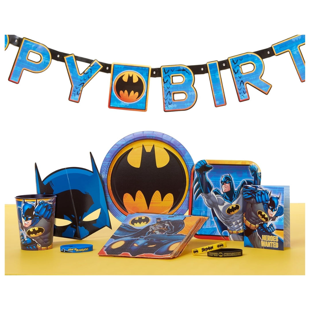 American Greetings Batman Invite and Thank You Combo Pack – 8 Count | Party Invitations & Thank You Cards