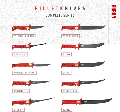 Bubba Blades 7 Inch Tapered Flex Folding Knife Model # 1112554