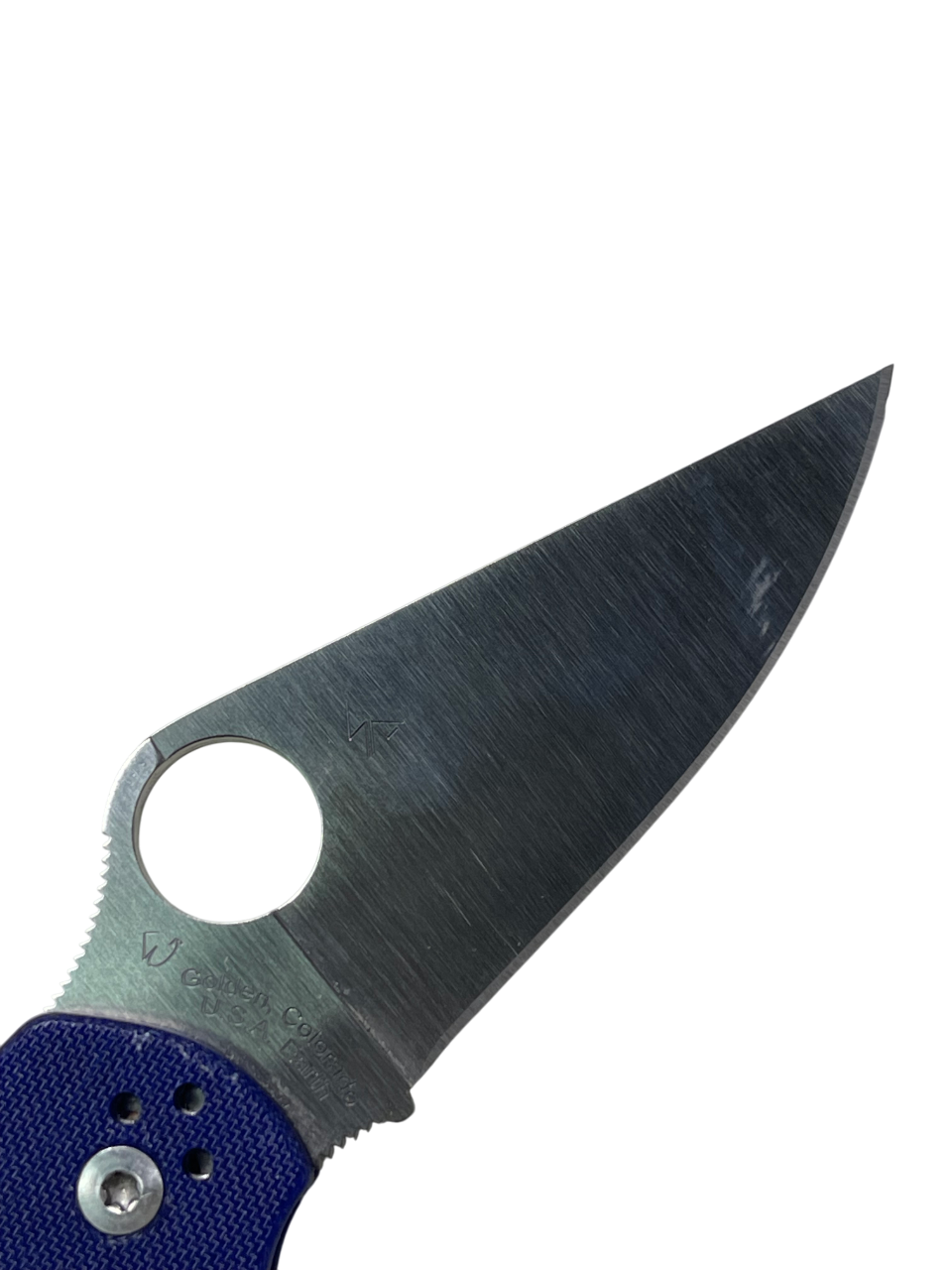 Spyderco Para 3 Knife C223GPDBL – Used, Damaged Blade | High-Performance EDC Knife