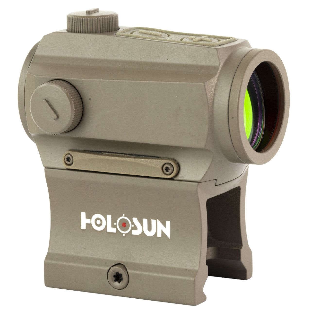 HOLOSUN 2MOA Red Dot Sight, Flat Dark Earth, Shake Awake (HS403B-FDE)